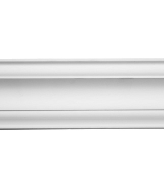 Плинтус потолочный из пенополистирола 80х80х2000 мм под натяжной потолок с возможностью светодиодной подсветки Плинтэкс I80/80SC