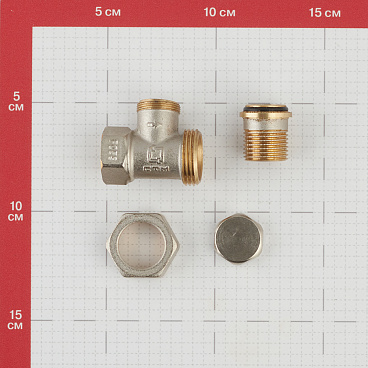Клапан запорный 1/2 НР(ш) х 1/2 ВР(г) для радиатора (CARSVL12/02010201/98975)