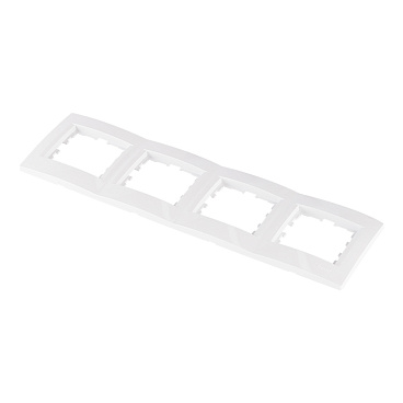 Рамка Lezard Karina четырехместная белая (707-0200-149)