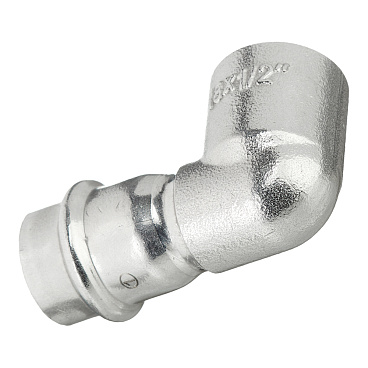 Угол Valtec (VTi.952.I.001804) 90° 18 мм х 1/2 ВР(г) нержавеющая сталь