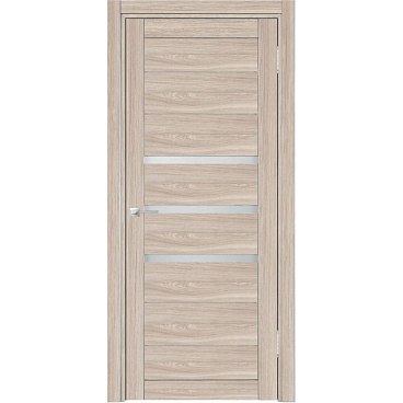 Дверь межкомнатная Мюнхен 01 600х2000 мм финишпленка ясень шимо со стеклом