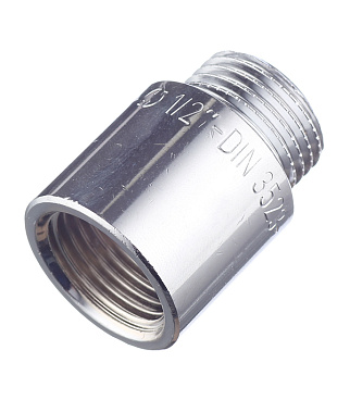 Удлинитель Stout 25 мм х 1/2 ВР(г) х 1/2 НР(ш) хром латунный (SFT-0002-001225)