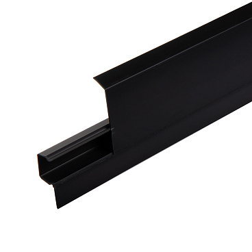 Плинтус ПВХ напольный Salag NG 80 мм черный 2500 мм