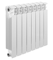 Радиатор биметаллический Rifar Base 500 мм 8 секций 1" боковое подключение белый
