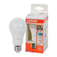 Лампа светодиодная Osram E27 6500К 12 Вт 1055 Лм 230 В груша A60 матовая