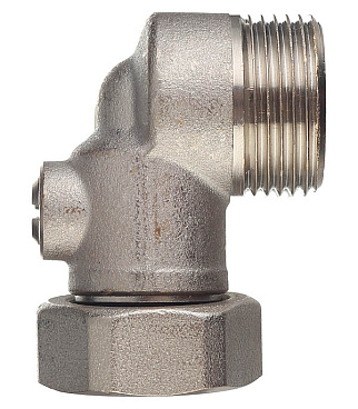 Узел нижнего подключения угловой 3/4 EK х 3/4 EK для радиатора (3390002)