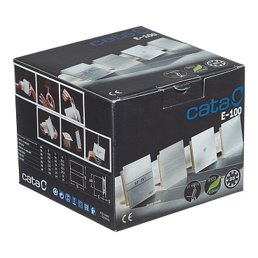 Вентилятор осевой Cata E-100 G d100 мм белый