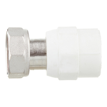 Муфта полипропиленовая Valtec с накидной гайкой 20 мм х 3/4 ВР(г) (VTp.708.0.02005)