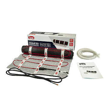Теплый пол нагревательный мат КМ-200 2,5 кв.м 200 (500) Вт