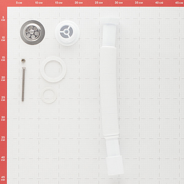 Сифон для раковины Wirquin Pro 1 1/4х32 мм с выпуском d63 мм с соединением 32/40 мм (30717987)