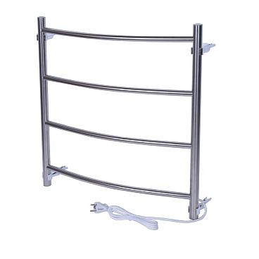 Полотенцесушитель электрический Тера Ребро 600х525 мм 45 Вт правый хром