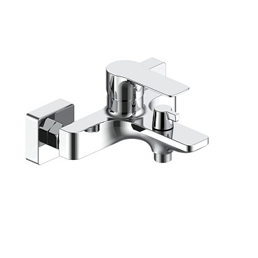 Смеситель для ванны ARGOtech Proff хром однорычажный с коротким изливом с лейкой (35-05 PROFF)