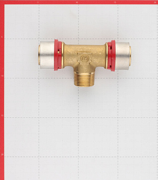 Тройник Tiemme 32(пресс) х 3/4 НР(ш) х 32(пресс)