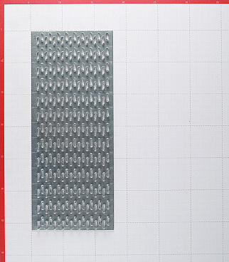 Пластина гвоздевая оцинкованная 129х305х1.0 мм