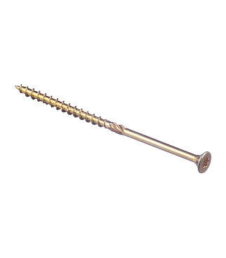 Саморезы по дереву 100x5,0 мм потайная головка конструкционные (6 шт.)