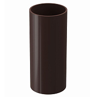 Труба водосточная Docke Premium пластиковая d85 мм 3 м горький шоколад RAL 8019