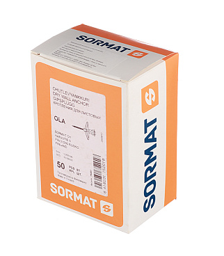 Дюбель для листовых материалов Sormat OLA 4x60 мм нейлон с шурупом (50 шт.)