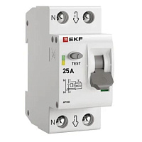 Устройство защиты от дугового пробоя EKF PROxima 25-pro 2P 25А 230 В на DIN-рейку (afdd-2-25-pro)