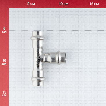 Тройник Valtec (VTi.931.I.151515) 15 х 15 х 15 мм нержавеющая сталь