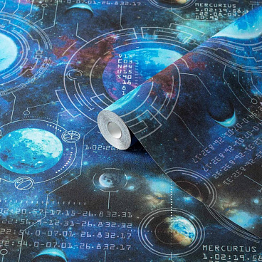 Обои компакт-винил на флизелиновой основе Erismann Kids`Story 60945-03 (1,06х10,05 м)