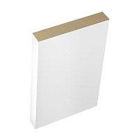 Наличник Smart 58х10х2200 мм эмаль белый прямой (1 шт.)