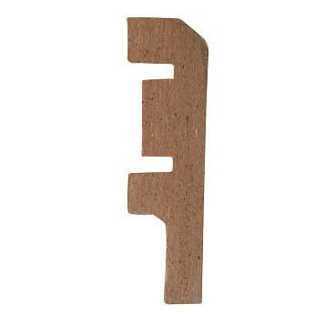 Плинтус МДФ Cosca Décor AP02 белый 60х16х2400 мм под покраску