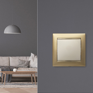 Выключатель Legrand Valena одноклавишный встраиваемый слоновая кость (695600)