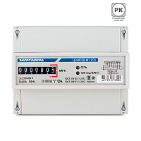 Счетчик электроэнергии Энергомера ЦЭ6803В М7 Р31 трехфазный однотарифный электронный 5(60) А на DIN-рейку