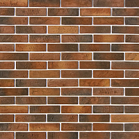 Искусственный камень White Hills Терамо Брик коричнево-медный (42 шт.=0,65 кв.м)