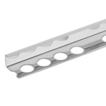 Профиль для плитки до 12 мм полированный Г-образный нержавеющая сталь 2700х25х13,6 мм