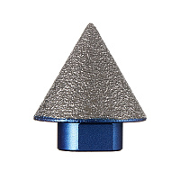 Фреза алмазная конусная Hilberg по керамограниту (HH338) 2-38 мм для УШМ