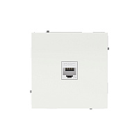 Розетка компьютерная DKC Kant встраиваемая белый песок RJ45 (7010663DIY)