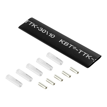 Муфта соединительная без брони КВТ 5ПСТ 6-10 кв. мм мини черная