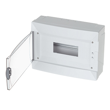 Щит распределительный навесной Makel ЩРН-П-12 пластиковый IP40 210х285х97 мм 12 модулей с DIN-рейкой и нулевой шиной