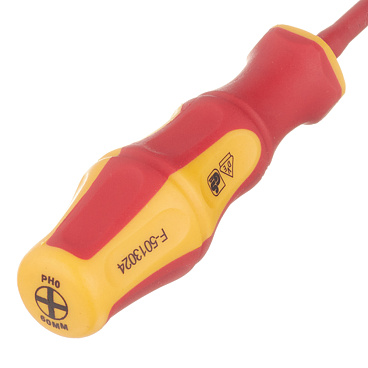 Отвертка диэлектрическая крестовая 60 мм 1000 В Кобальт (646-485) PH0