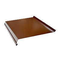 Отлив 100х2000 мм коричневый RAL 8017