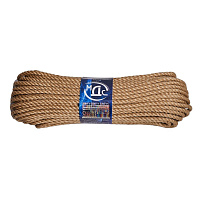 Канат крученый джутовый 3 пряди d8 мм 50 м МДС