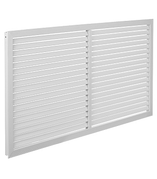 Решетка вентиляционная ПВХ Era ПР 600х1200 мм белая