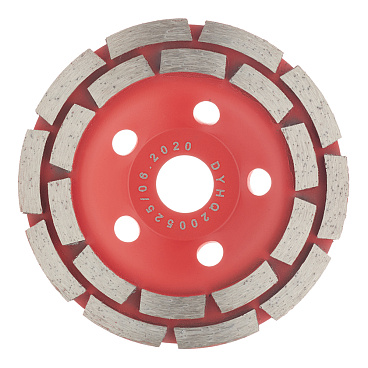 Чашка алмазная по бетону КМ 125х22,2 мм двухрядная