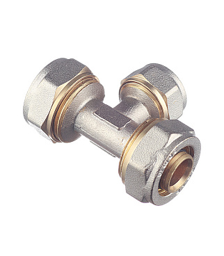 Тройник 20 обж(ц) х 16 обж(ц) х 20 обж(ц)