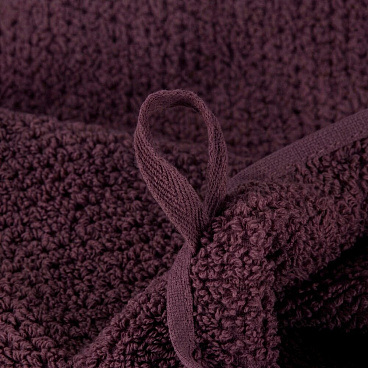 Полотенце махровое банное Lorikeet 70х140 см черничный шоколад