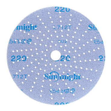 Диск шлифовальный Sunmight Ceramic d150 мм P320 на липучку пленочная основа (5 шт.)