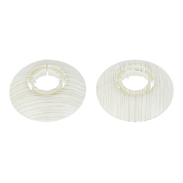 Обвод для труб ПВХ декоративный Идеал 16-22 мм ясень белый (2 шт.)