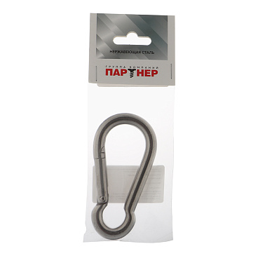 Карабин пожарный d11 мм 120 мм DIN 5299 С нержавеющая сталь