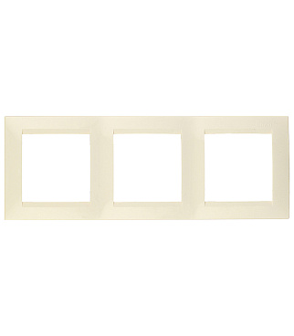 Рамка Simon 15 трехместная слоновая кость (1500630-031)