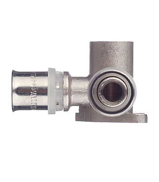 Водорозетка VALTEC (VTm.234.N.200420) проходная 20(пресс) х 1/2 ВР(г)