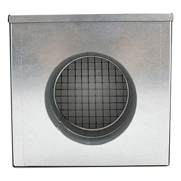 Фильтр для круглых воздуховодов d125 мм оцинкованный