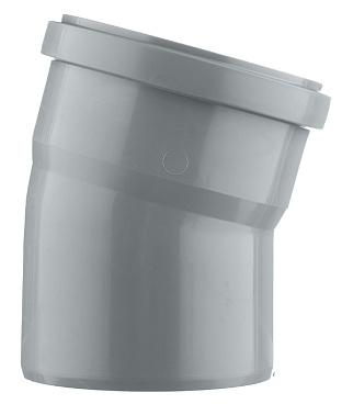 Отвод Ostendorf HTB d110 мм 15° пластиковый для внутренней канализации (115100)