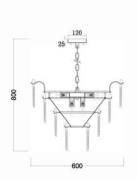 Люстра Freya FR5143PL-09G