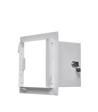 Люк ревизионный Era стальной 200х200 мм врезной с замком